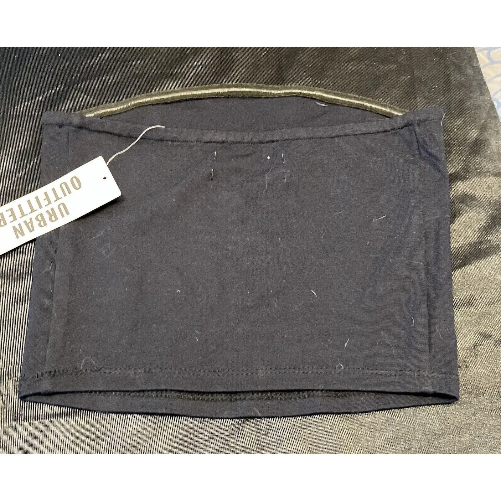 NWT Urban Outfitters Navy Blue W Sequin Crop Strapless Tank, Festival, XS - Image 5