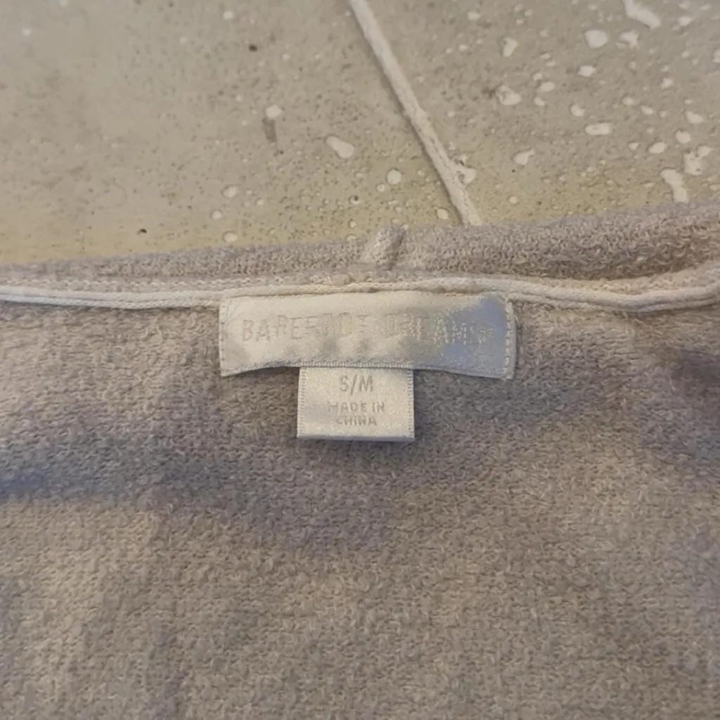 Barefoot Dreams Soft Cream Drape Cardigan - Image 6