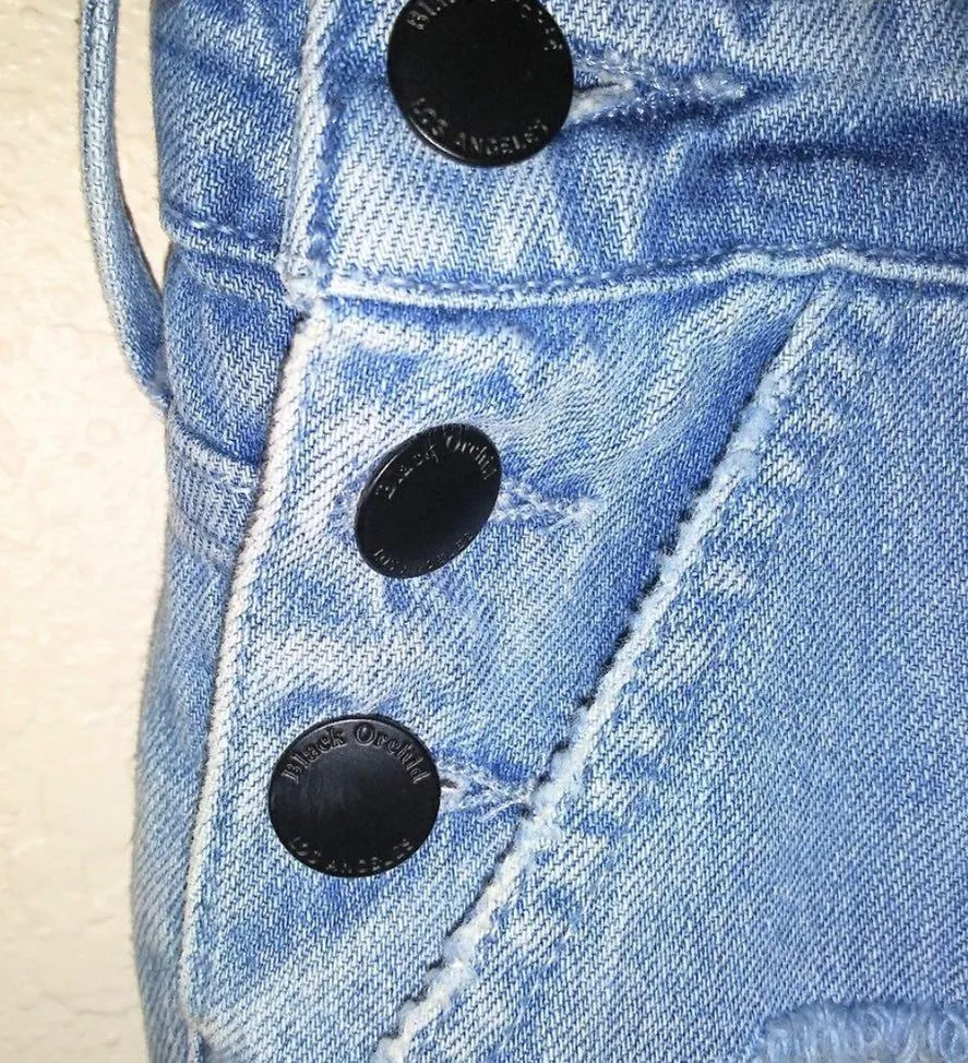 Black Orchid Denim Overall Shorts - Image 5