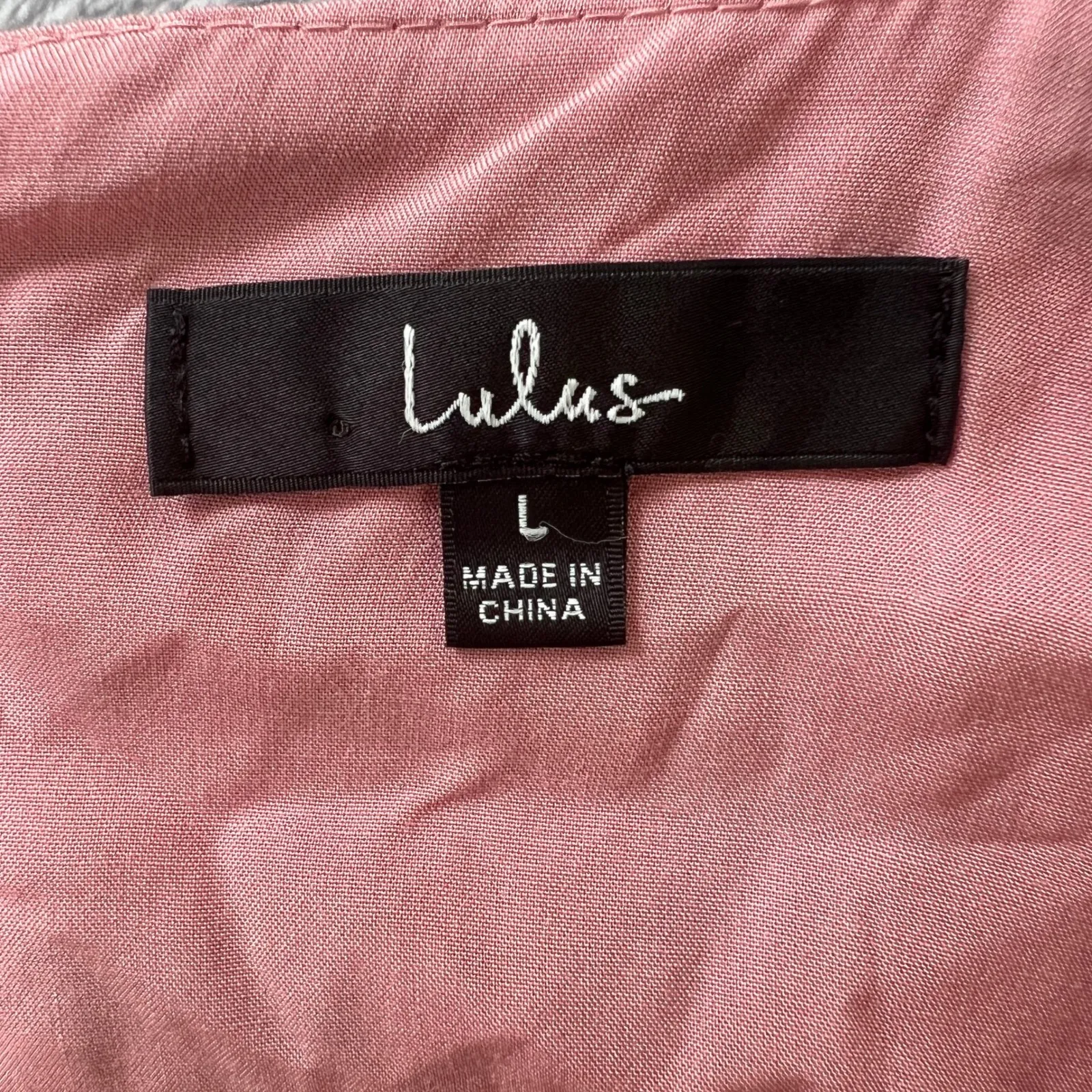 Lulus Floral Maxi Dress‎ Slit V Neck Sleeveless Pink Red Roses Summer Size Large - Image 8