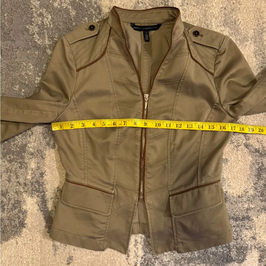 Women's Tan White House Black Market Jacket - Image 5