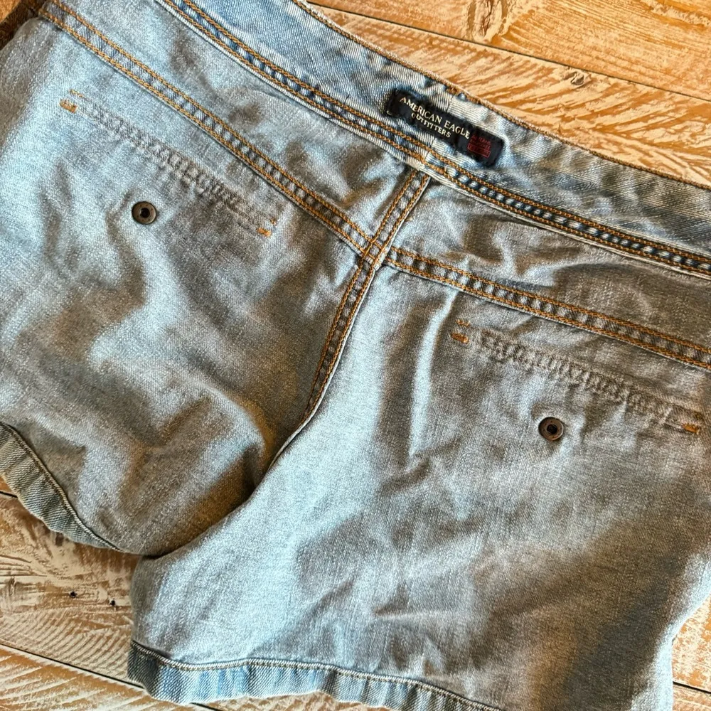😎Vintage American Eagle Jean Shorts Front Pocket😎 ~8 - Image 5