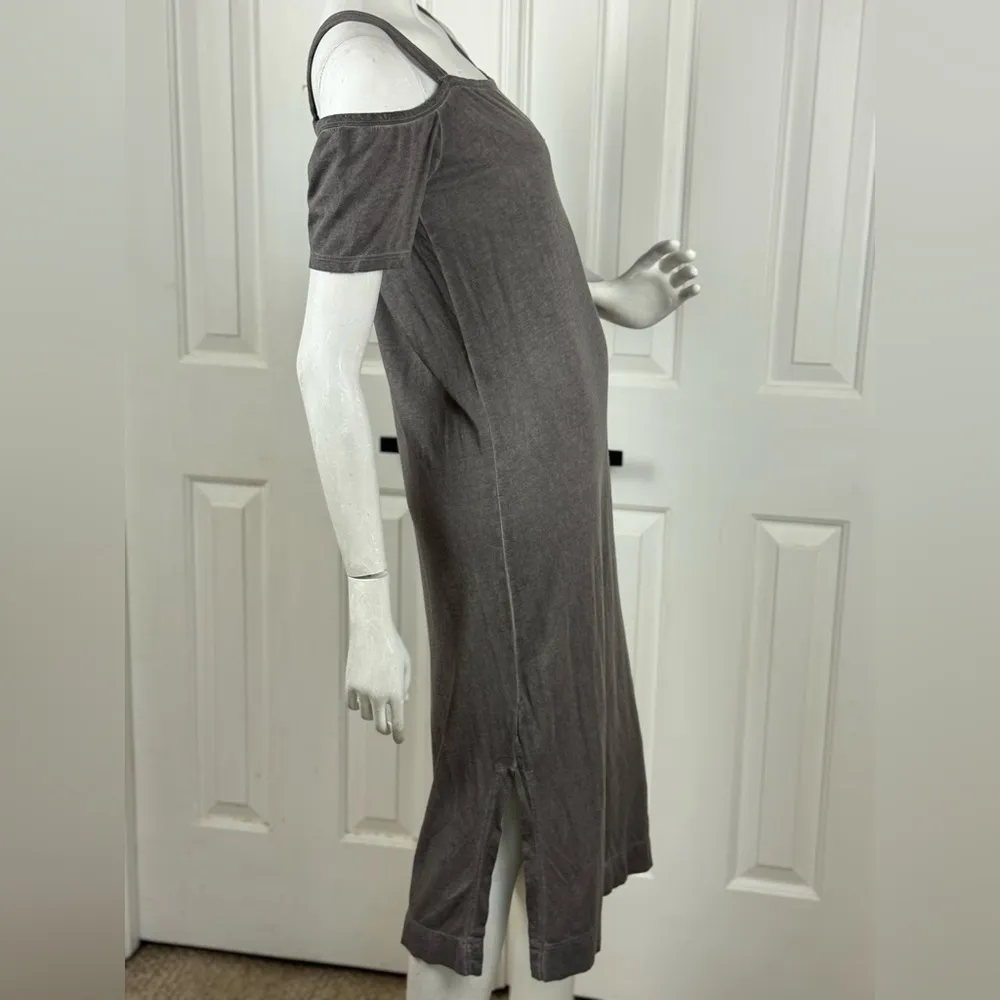 Cloth & Stone  ANTHROPOLOGIE Juliette Open-Shoulder Tee Shirt Dress Size XS. D31 - Image 7