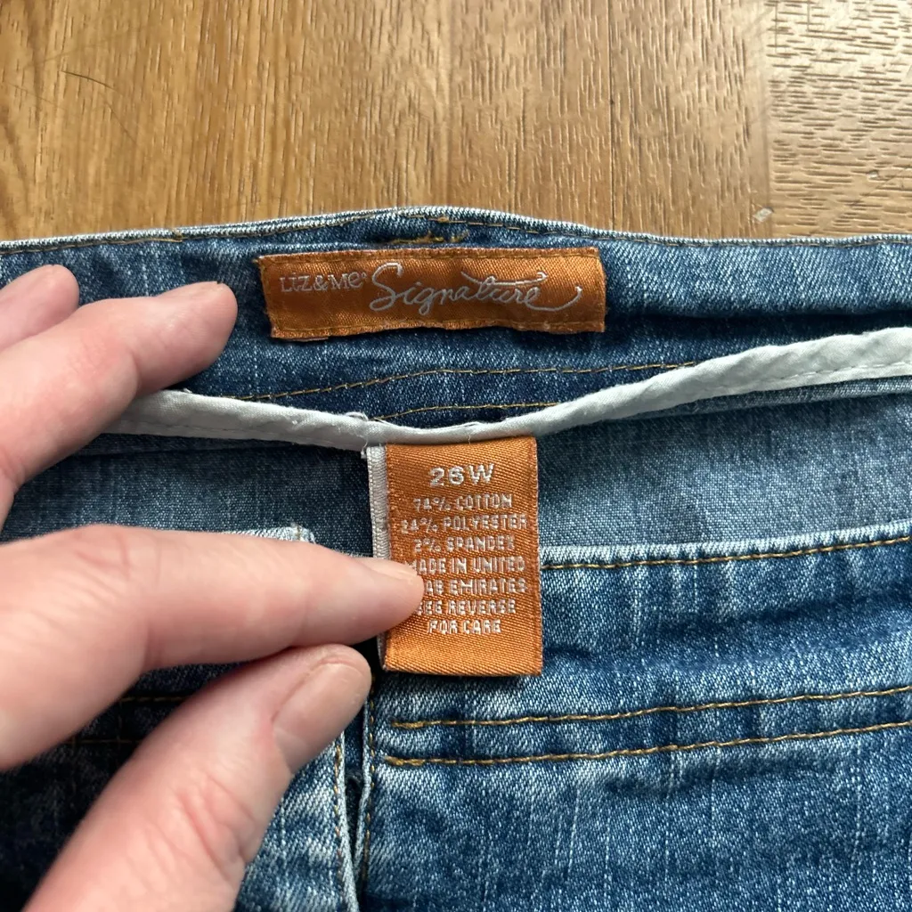 Liz & Me by Catherine’s Denim Skirt- 26W - Image 2