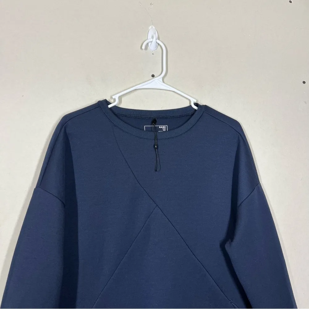 NWOT Game by Universal Standard Iris Spacer Sweatshirt Dress Size 2XS or US 6-8 - Image 6