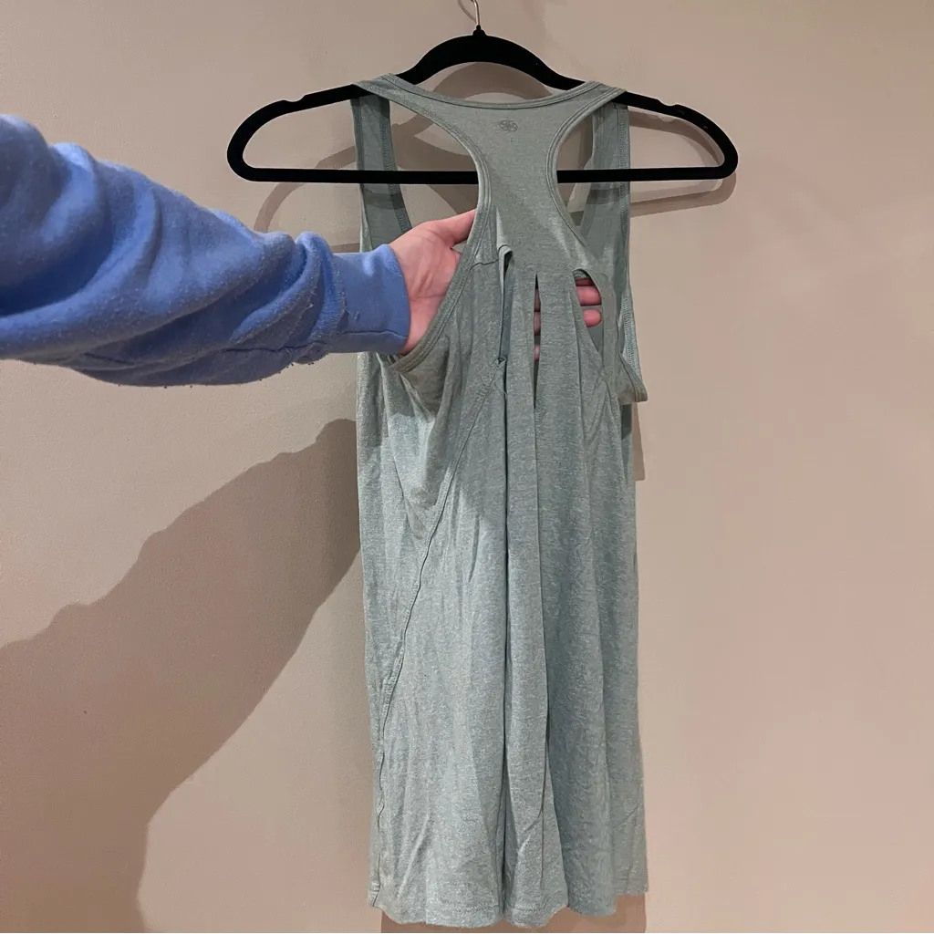 GAIAM Teal Racerback Tank Top - Image 4