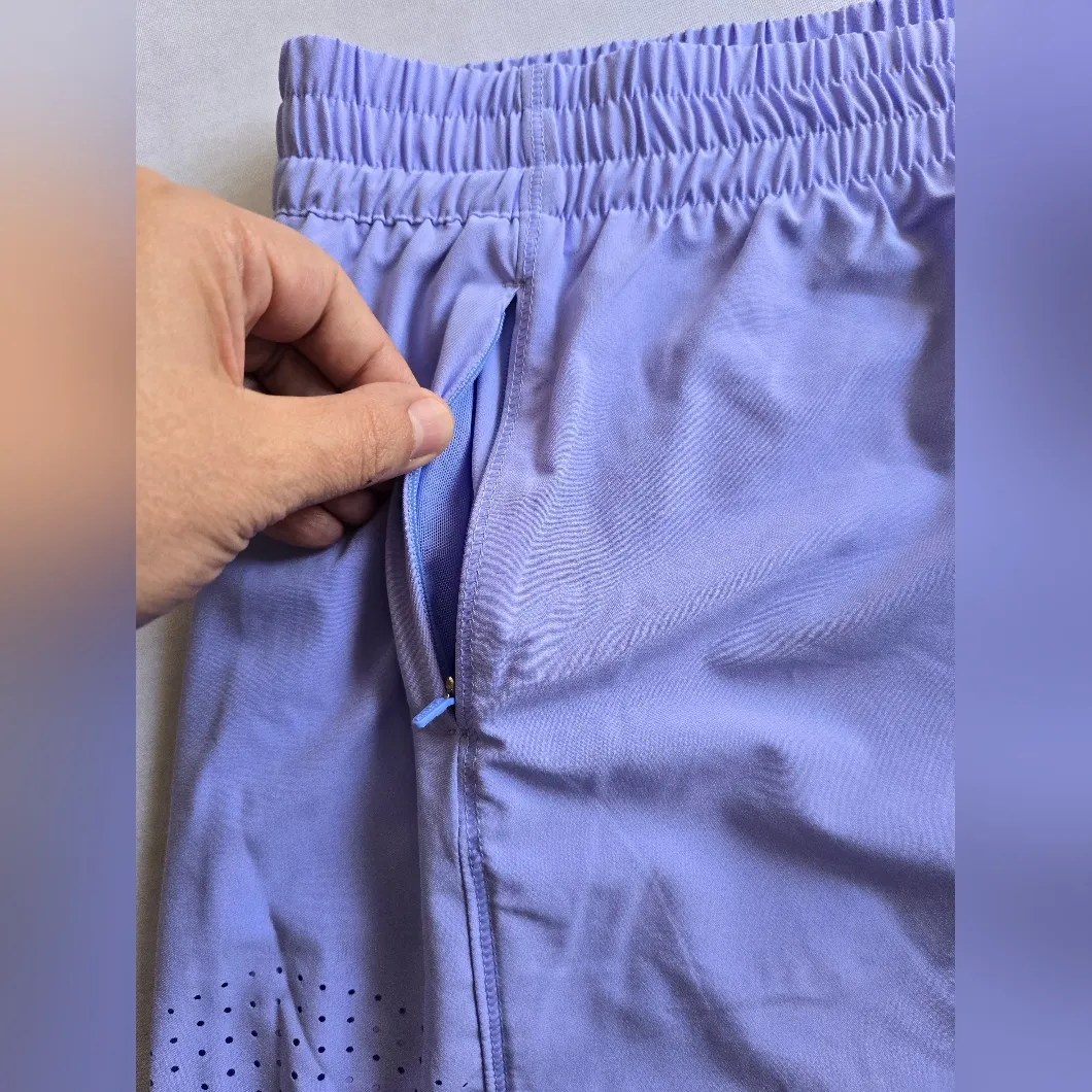 Athleta Hustle 3"‎ Plus Size Mid Waist Lilac Shorts Size 1X - Image 11