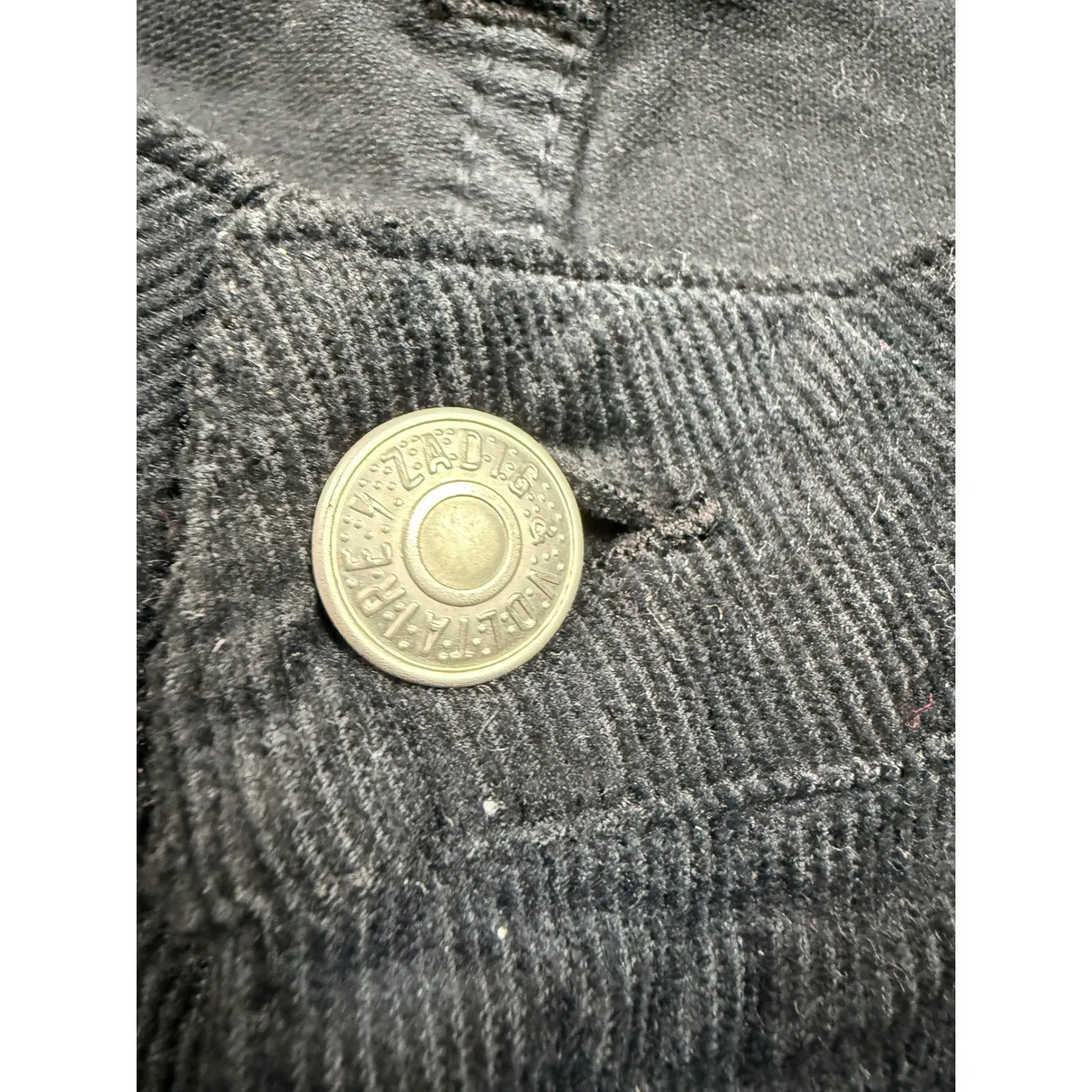 Zadig‎ & Voltaire Corduroy Pants Black Womens Denim Jeans Size 36 4 / 6 - Image 7