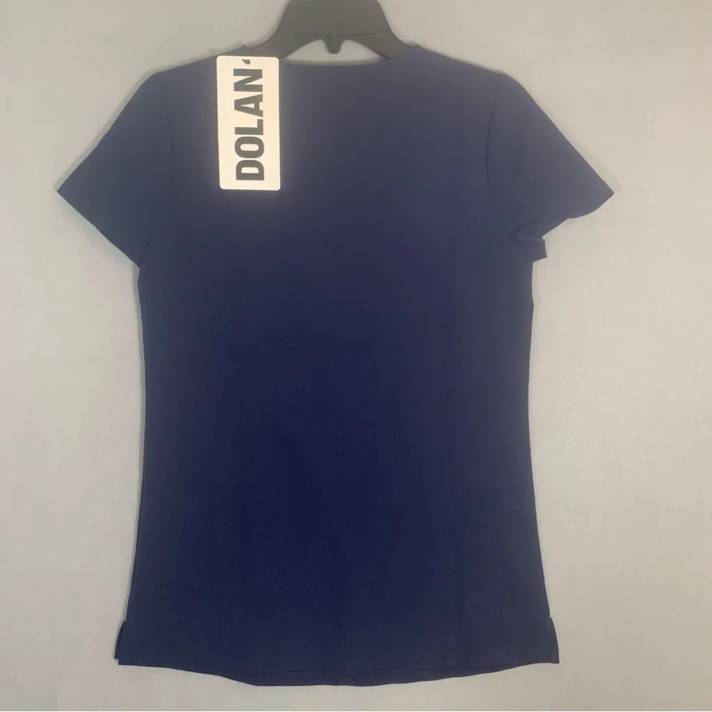 Dolan Women's Chelsea Crew Blue Short Sleeve Scrub Top Size XXXS - Image 2