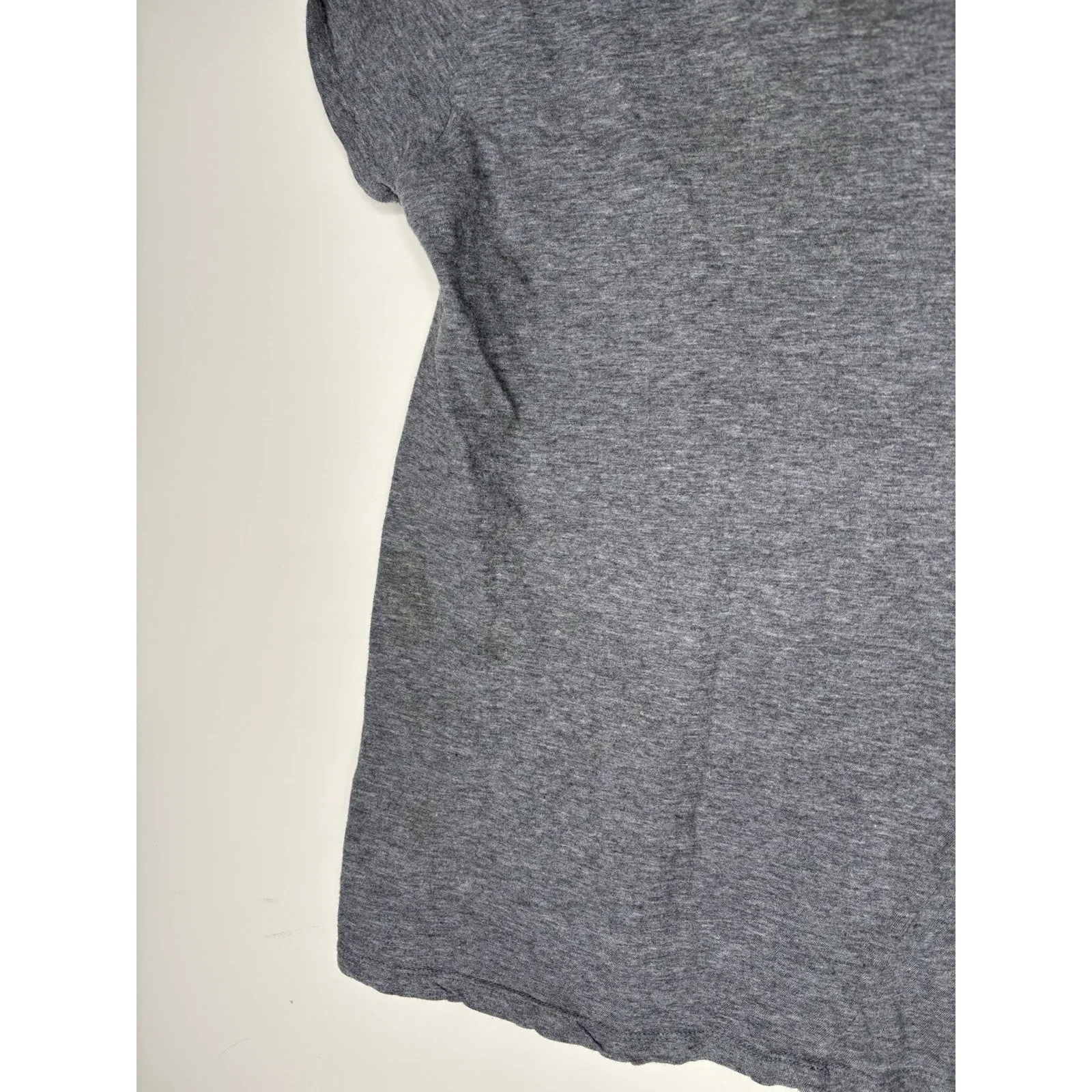 Vintage Aeropostale Top Women S Gray Short Sleeve Sewn Spell out Y2K FLAWED - Image 6