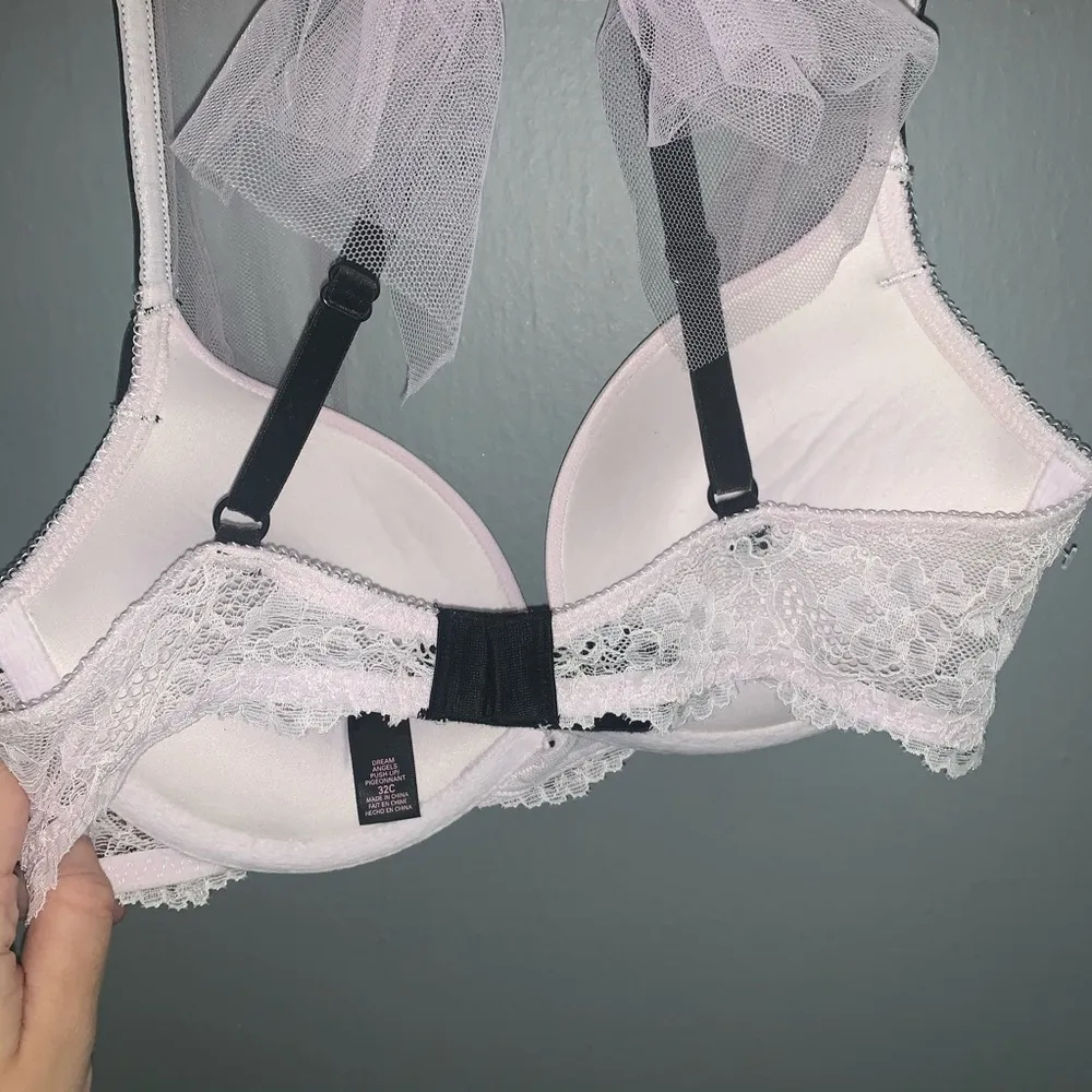 VS lavender rhinestone lace tulle push up bra - Image 13