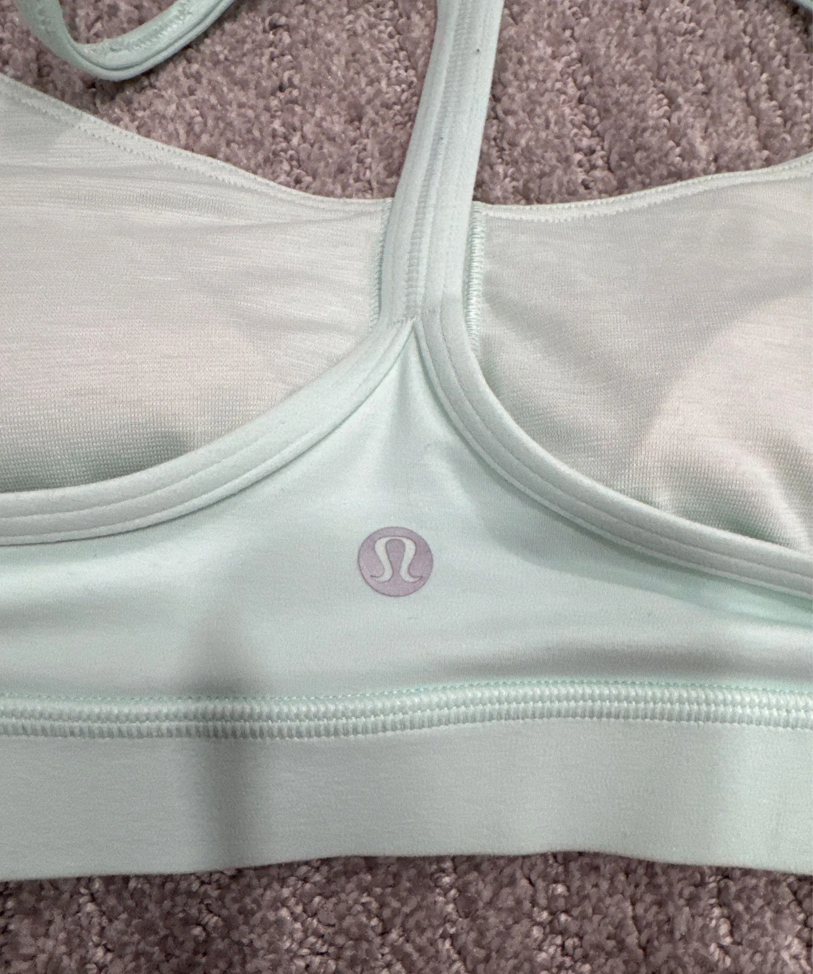 Mint Green Lululemon Bra Sports - Image 2