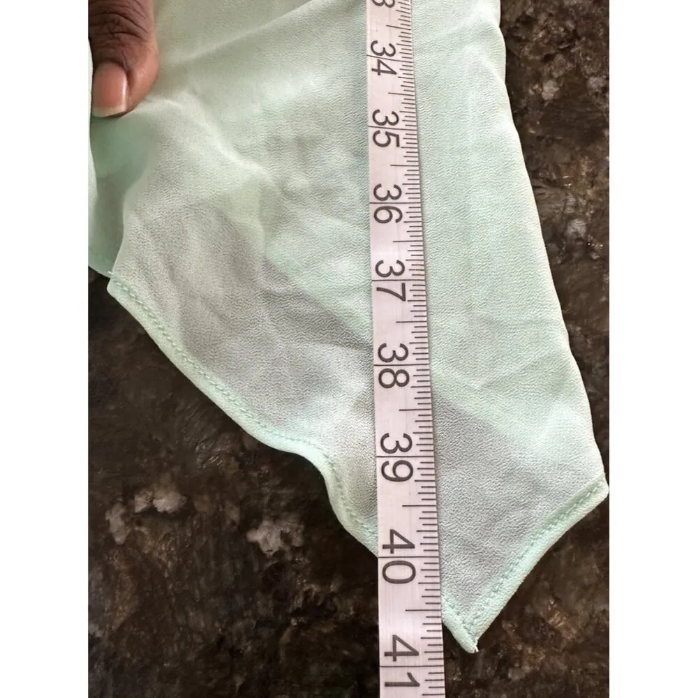 Womens Sea Green Dress Fairy Whimsigoth Feminine Coquette Adjustable Straps Sz L Size L - Image 11