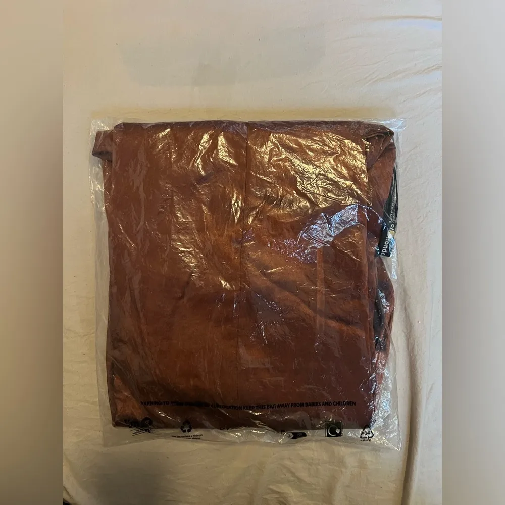 CLUB L LONDON MADEMOISELLE BACKLESS ASYMMETRIC SCARF NECK MAXI DRESS Orange Size 6 - Image 4