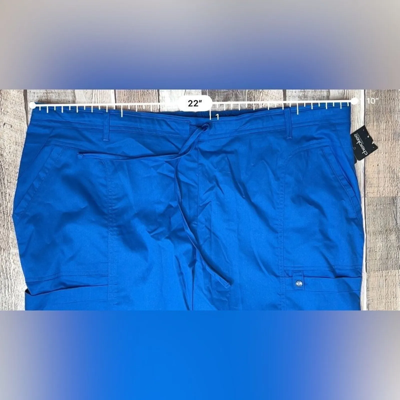Cherokee Luxe 21100T Royal Low Rise Scrub Uniform Nurse Pant 2XT NWT‎ Medical - Image 5