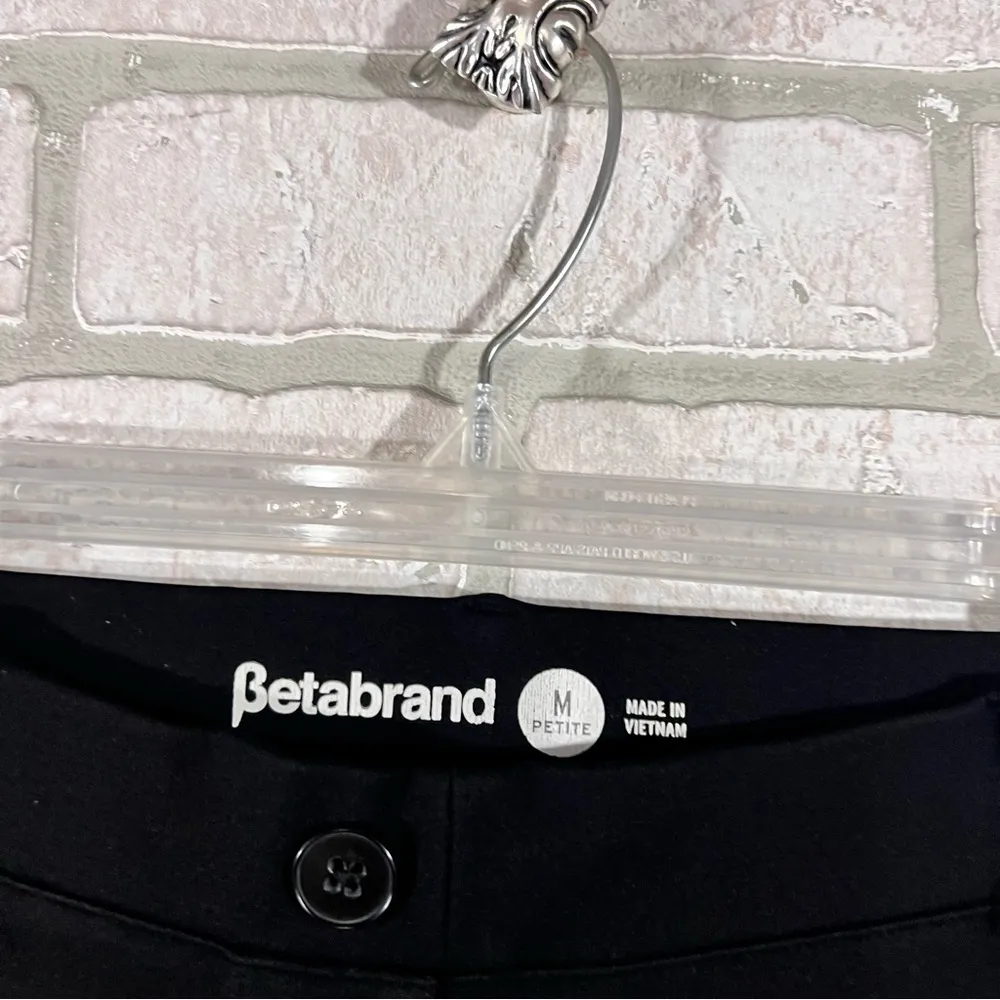 Betabrand Classic Dress Pant Yoga Pants in Black Size MP - Image 10