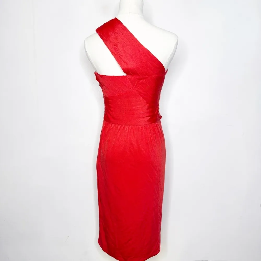 3.1 Phillip Liam Goddess One Shoulder Dress Size Small - Image 4