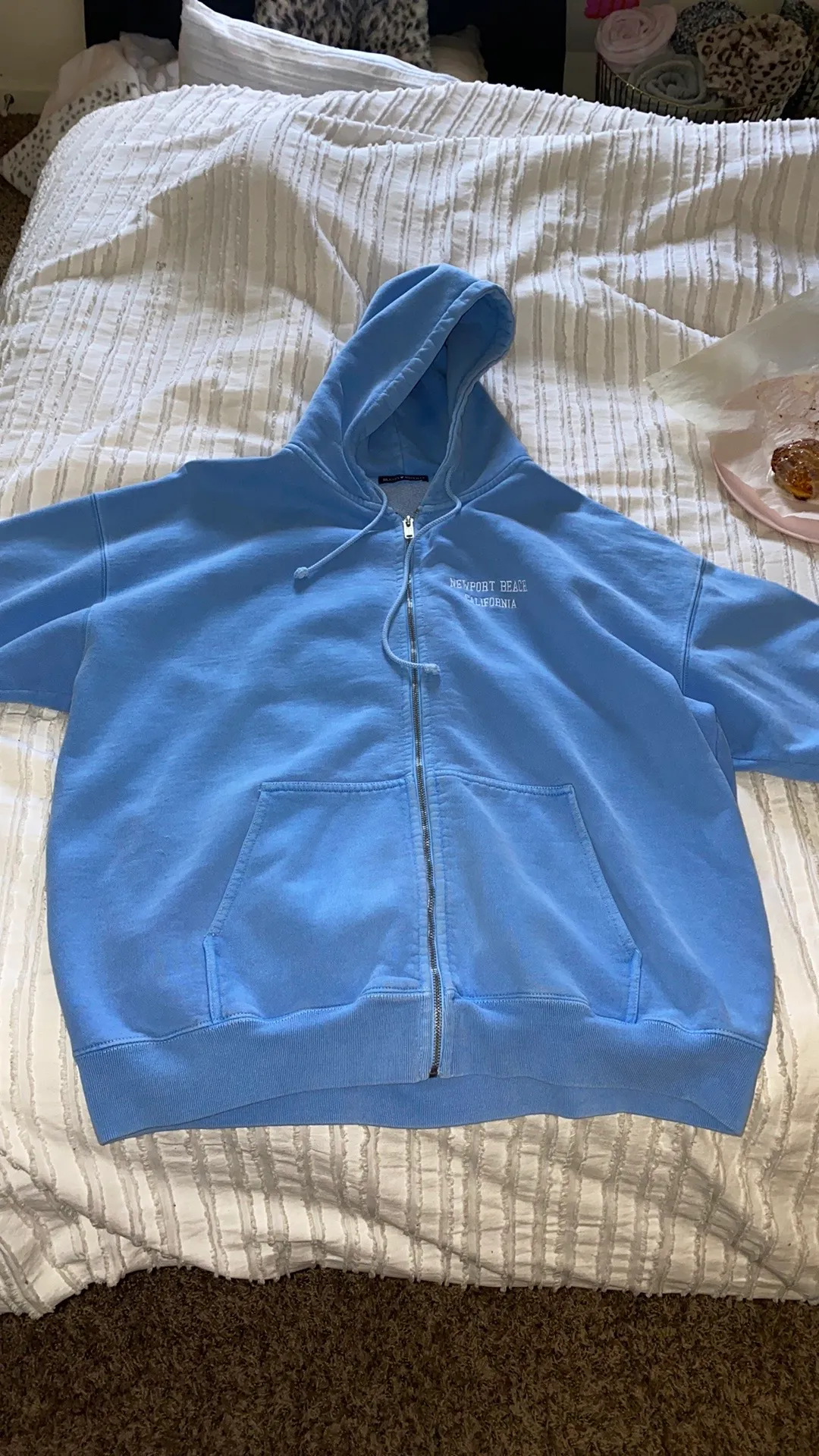 Brandy Melville Oversized zip up jacket - Image 3