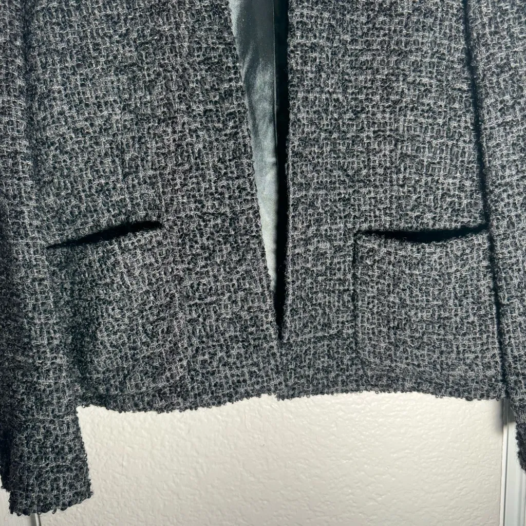 J.Crew  • Blazer Jacket • Wool Blend • Size 8 • Tweed - Image 4