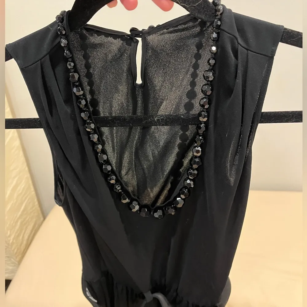 Moschino cheap and chic dress with belt and front + back necklace - Image 3