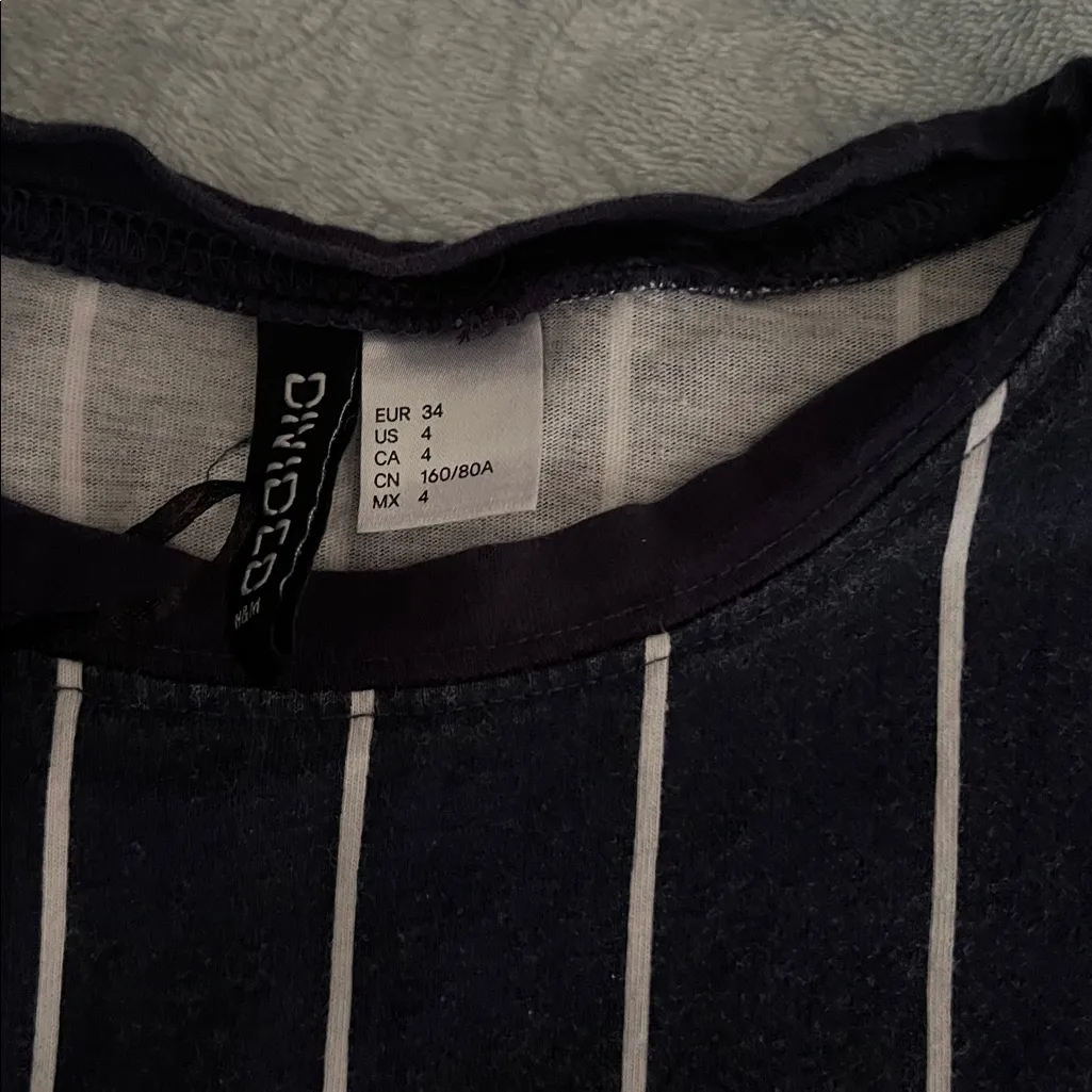 Divided Blue Short Dress - Image 2