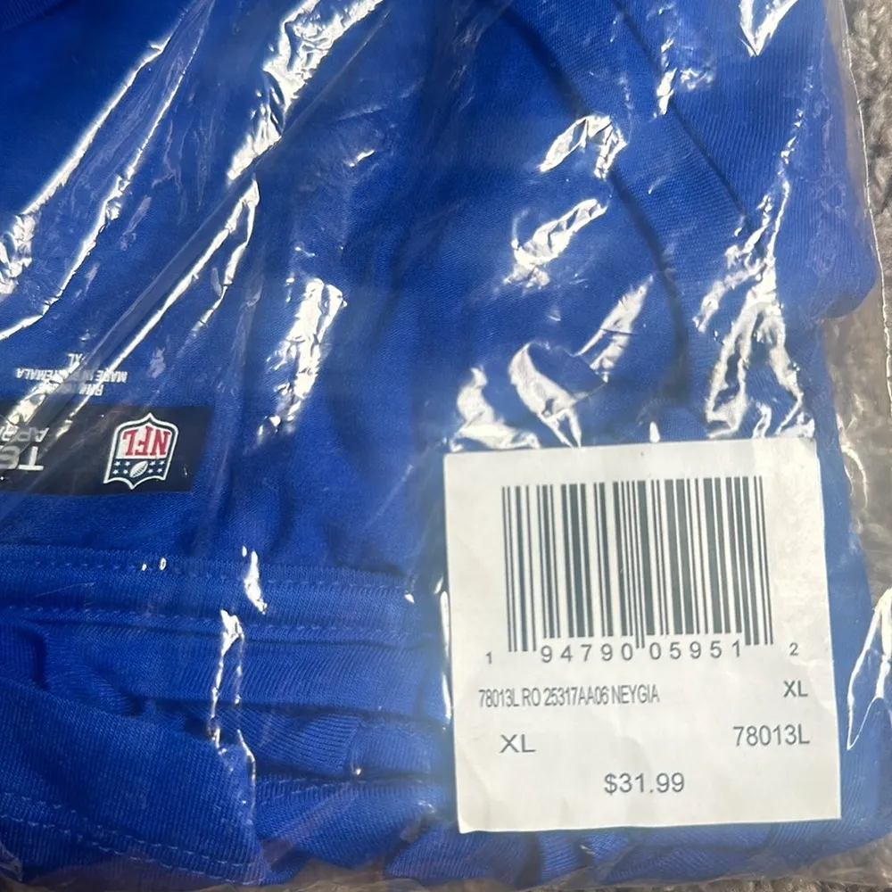 New Era New York Giants NFL Womens Shirt Size XL Blue - Image 3