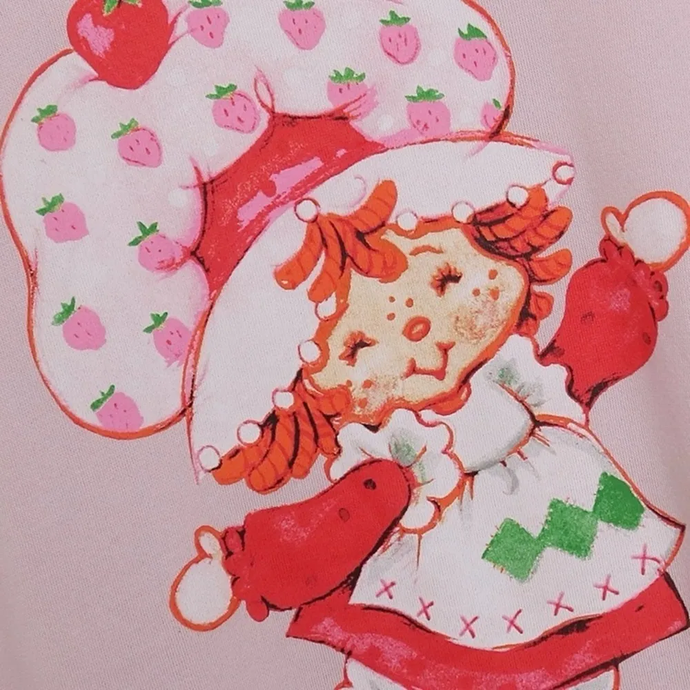 Strawberry Shortcake purple pink pullover sweatshirt SZ M Size M - Image 3