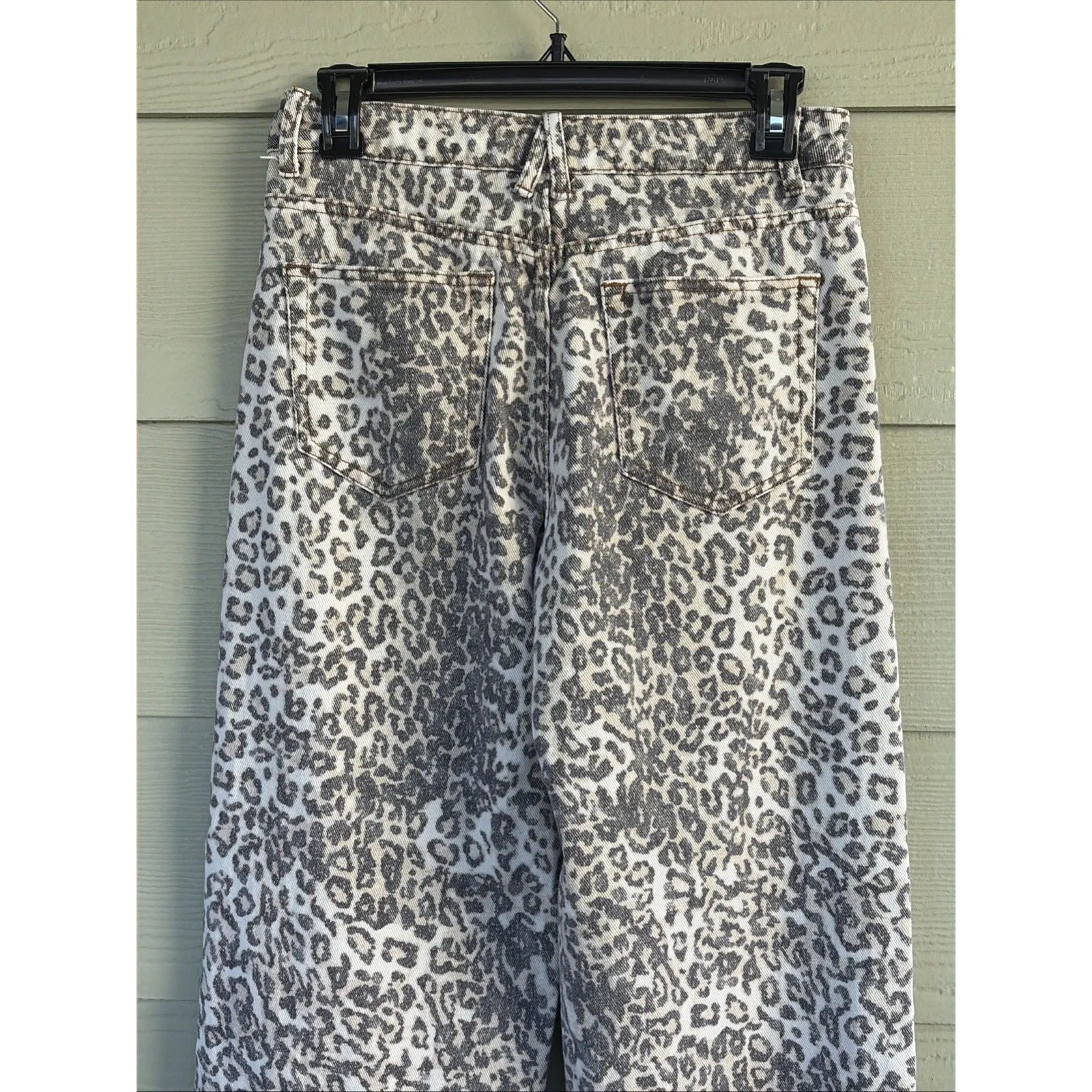 Lioness Leopard Cheetah Animal Print Denim 100% Cotton Jeans Pants Womens XS - Image 8