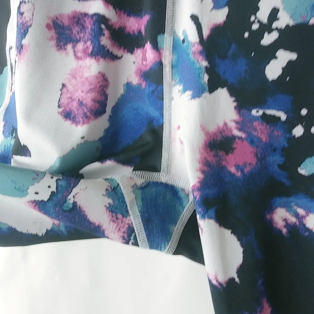 bebe Sport S Floral Lace  Leggings - Image 5