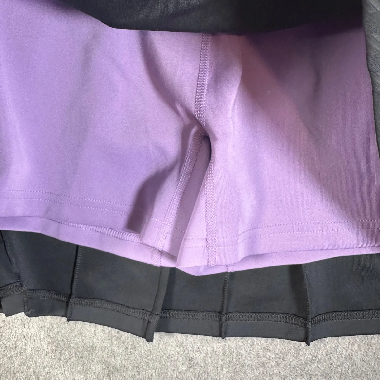 Adidas Supernova Tennis Skort Women's Large Climacool Purple Gray Pleated Golf - Image 5