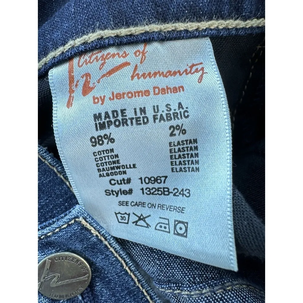 NEW Citizens of Humanity Dita Petite Bootcut Leg Size 27 Blue Style # 1325B-243 - Image 4