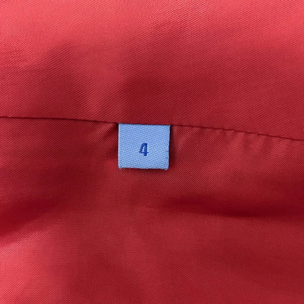 Doncaster Sport Red Black White Plaid Removable Belt Wide Collar Short Jacket 4 - Image 9