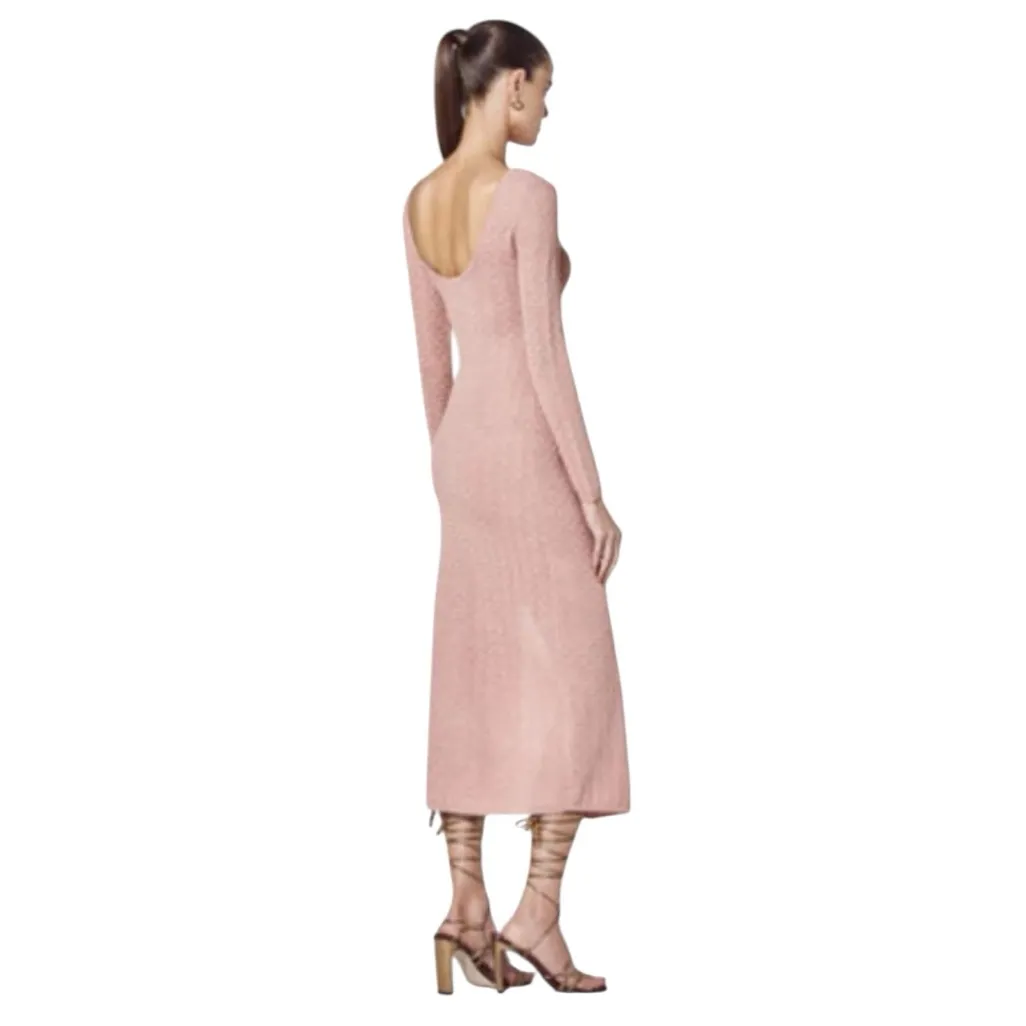 Alexis - NWT Juliane Maxi Dress In Shimmer Pink M - Image 3