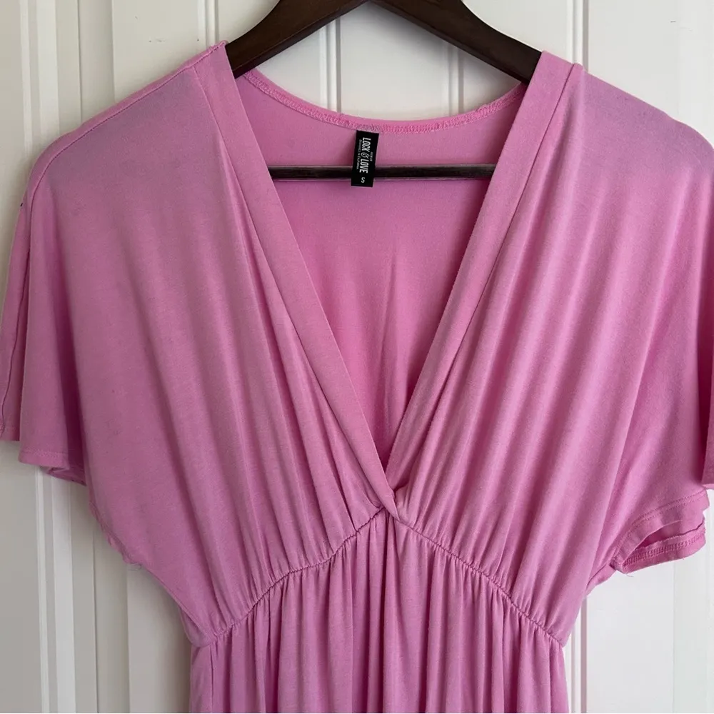 Love and lock, pink deep V - Image 3