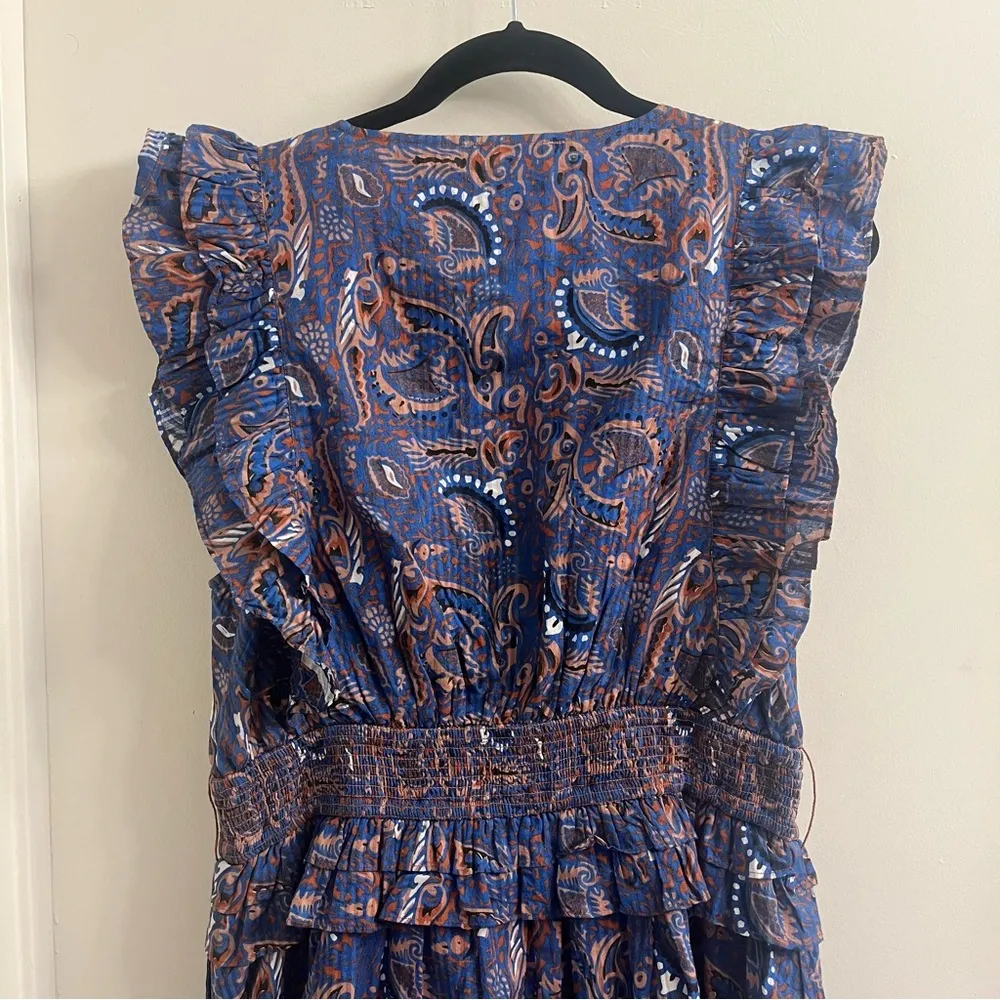 Cleobella Elara Ruffle Mini Dress Size Large - Image 9