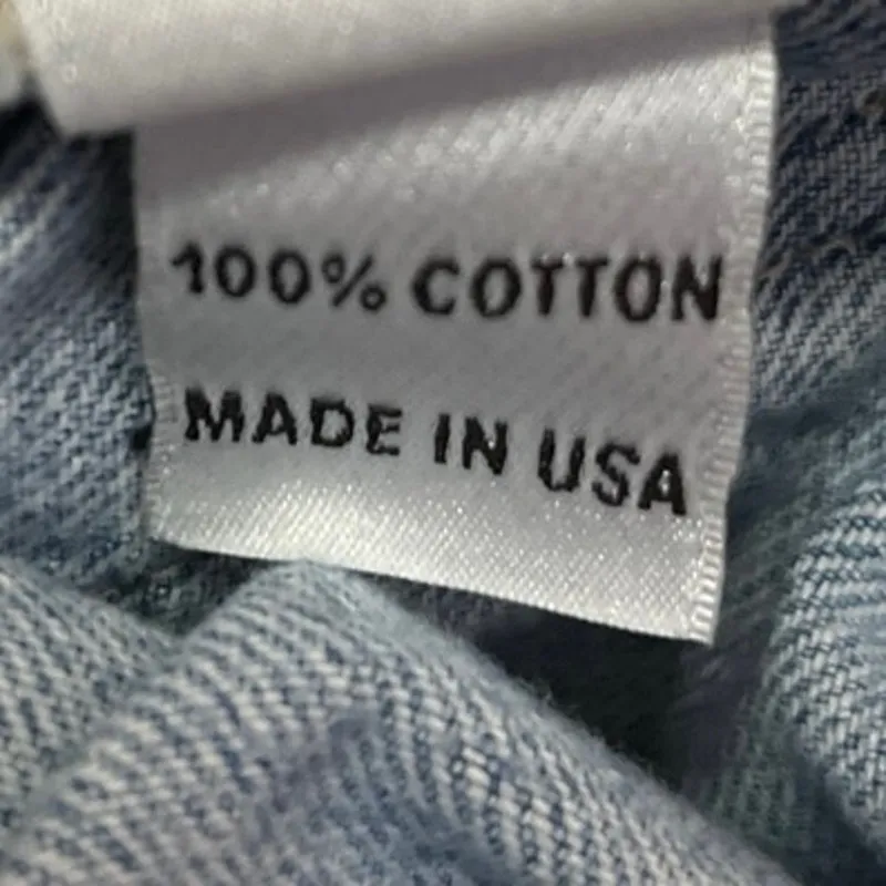 Lovers and Friends Asher Blue Distressed Boyfriend Wide Leg Denim Jeans Size 27 - Image 7