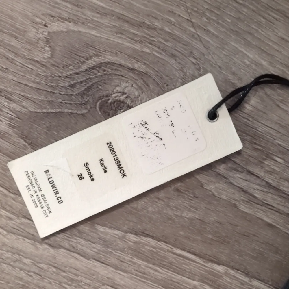 Baldwin Smoke Karlie High Rise Cropped Skinny Jeans Size 26 Gray - Image 6