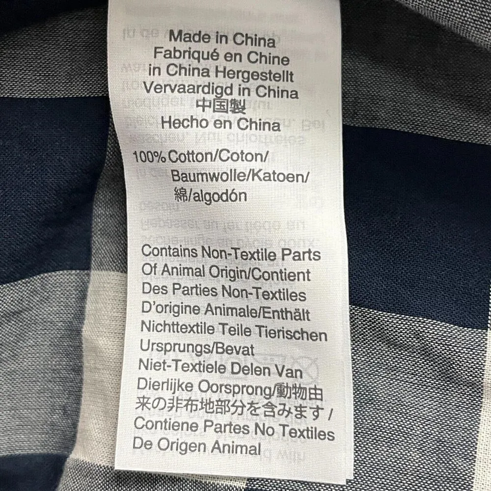 J. Crew Women's XS Tops Merchatile Gingham Plaid Popover Short Sleeve Cowgirl - Image 4