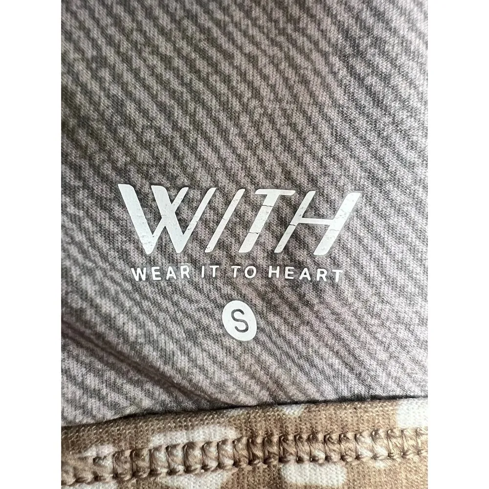 Peloton x With Wear It To Heart Riverstone Racerback Sports Bra Small - Image 3