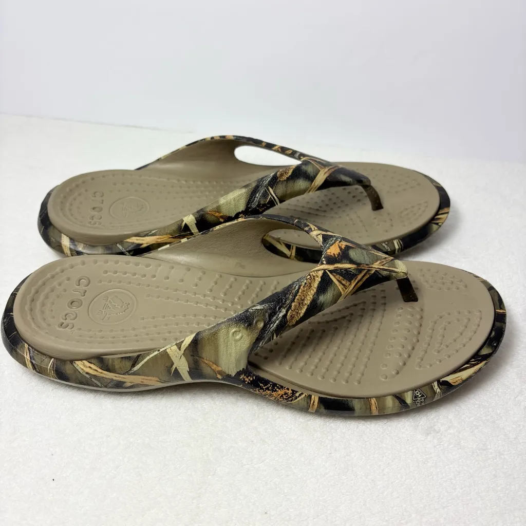 Crocs‎ Sport MODI Realtree Camo Flip-Flop  
Thong Sandals Men's 7 /Women's 9 - Image 3