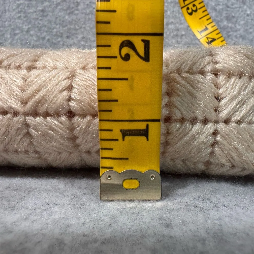 Vintage Crochet Clutch Purse Cream Metal Clasp Formal - Image 15