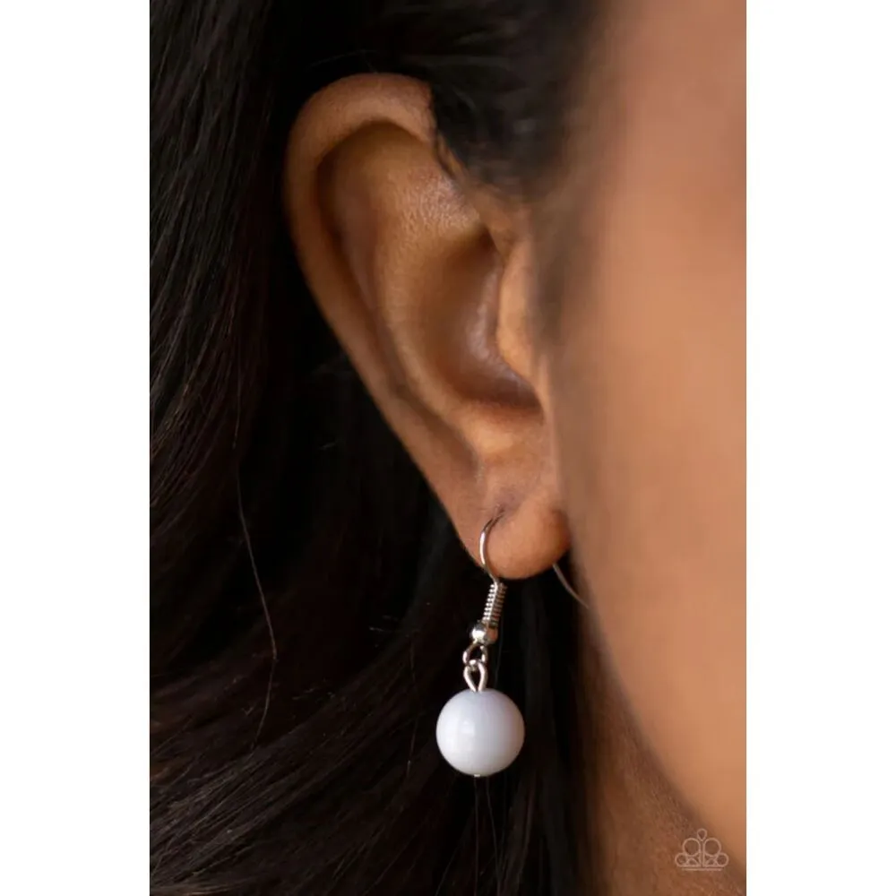 Cool Cascade White Necklace (397) - Image 3