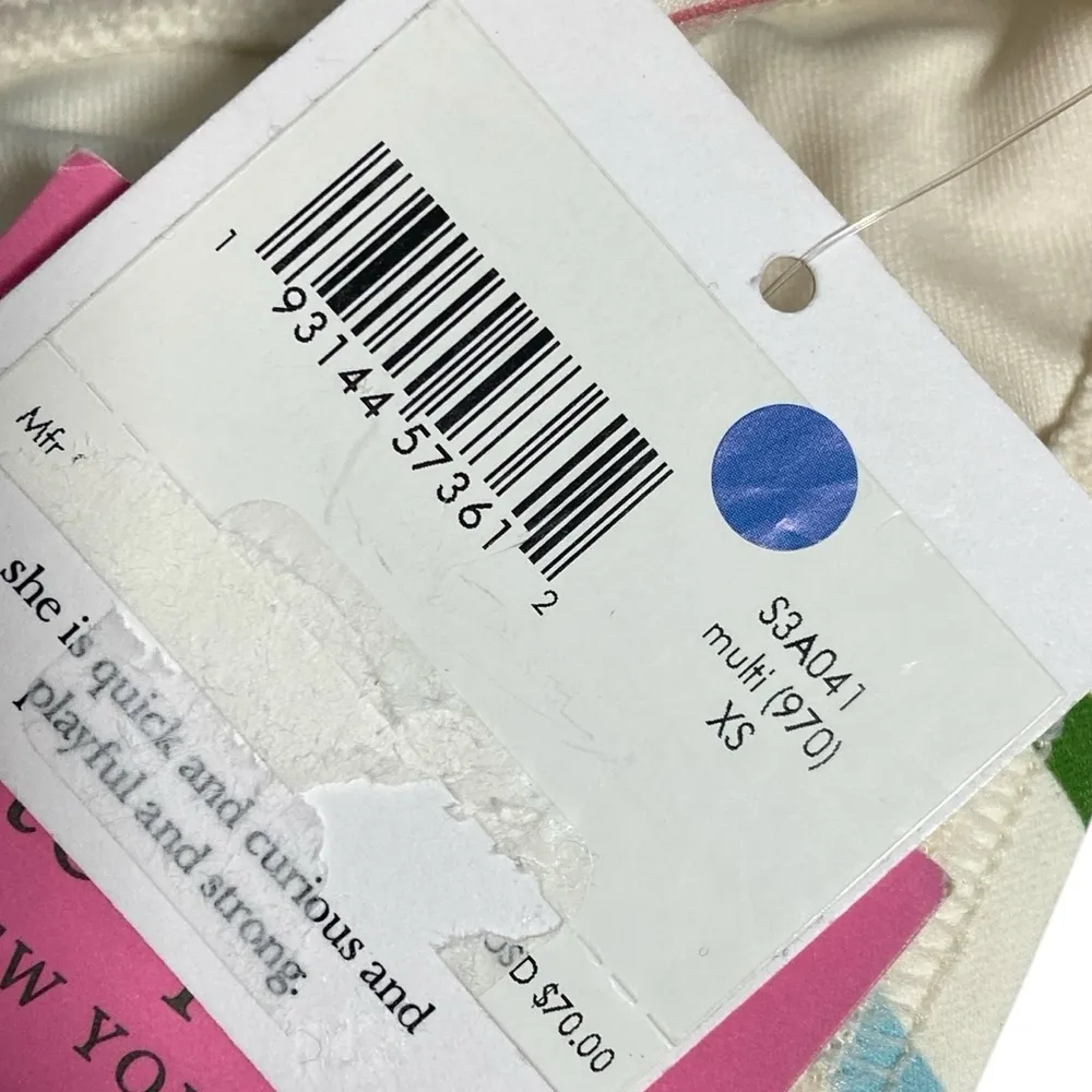 Kate spade New York nwt Women's Striped Classic Bikini Bottoms XS - Image 4