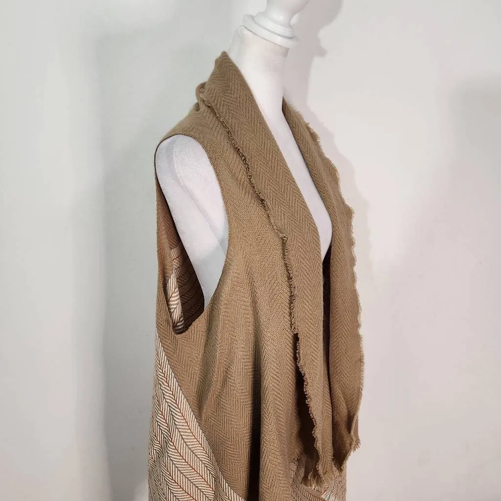 Seven Islands Tan Vest NWT One Size Boho Vest - Image 4