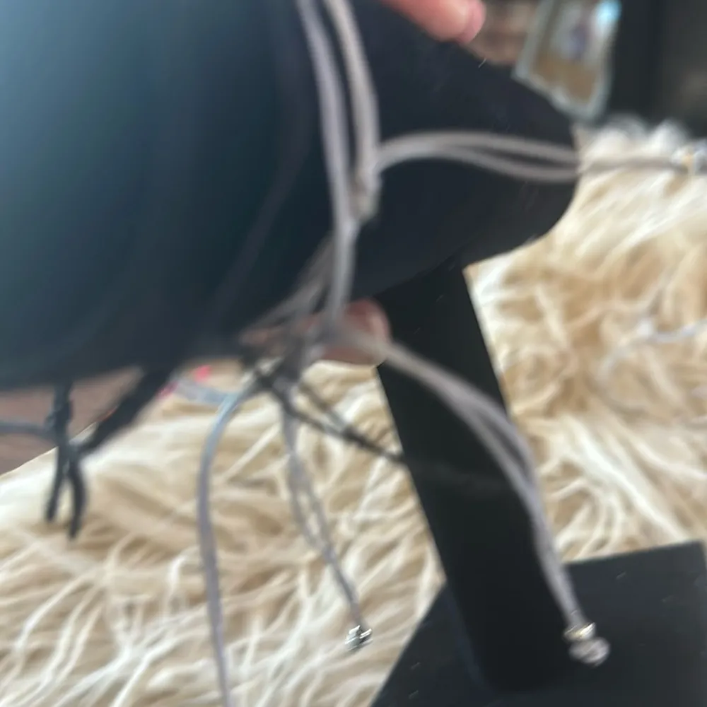 Cross Braided Bracelet Trio Perfect Stocking Stuffer Black - Image 5