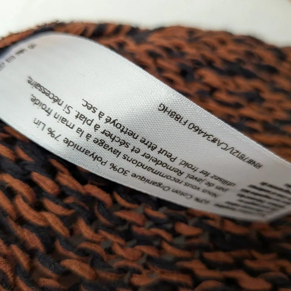 Eileen Fisher Brown Cowl Neck Sweater Size Small - Image 7