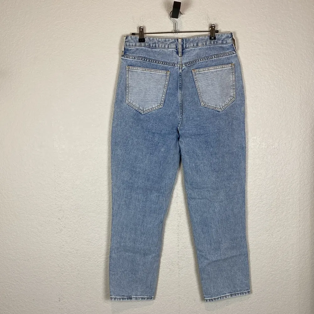 PacSun  patchwork, straight leg mom jeans - Image 7