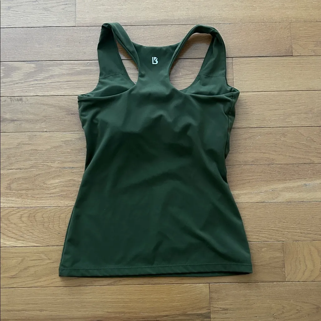 BuffBunny Green Racerback Foundation Tank Top - Image 4