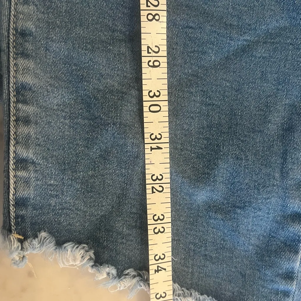 Wash Lab Selma Pieced Asymmetric Denim Maxi Skirt Size 29 Surf Blue $128 EUC - Image 3