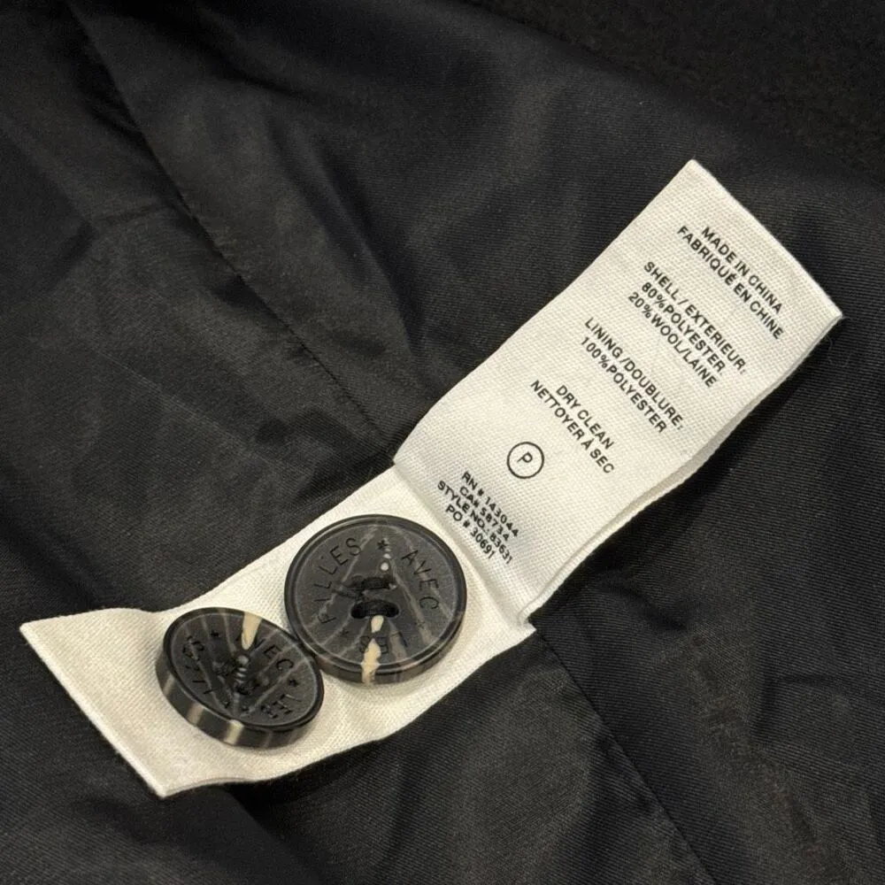 Avec les Filles wool blend trench coat size medium - Image 3